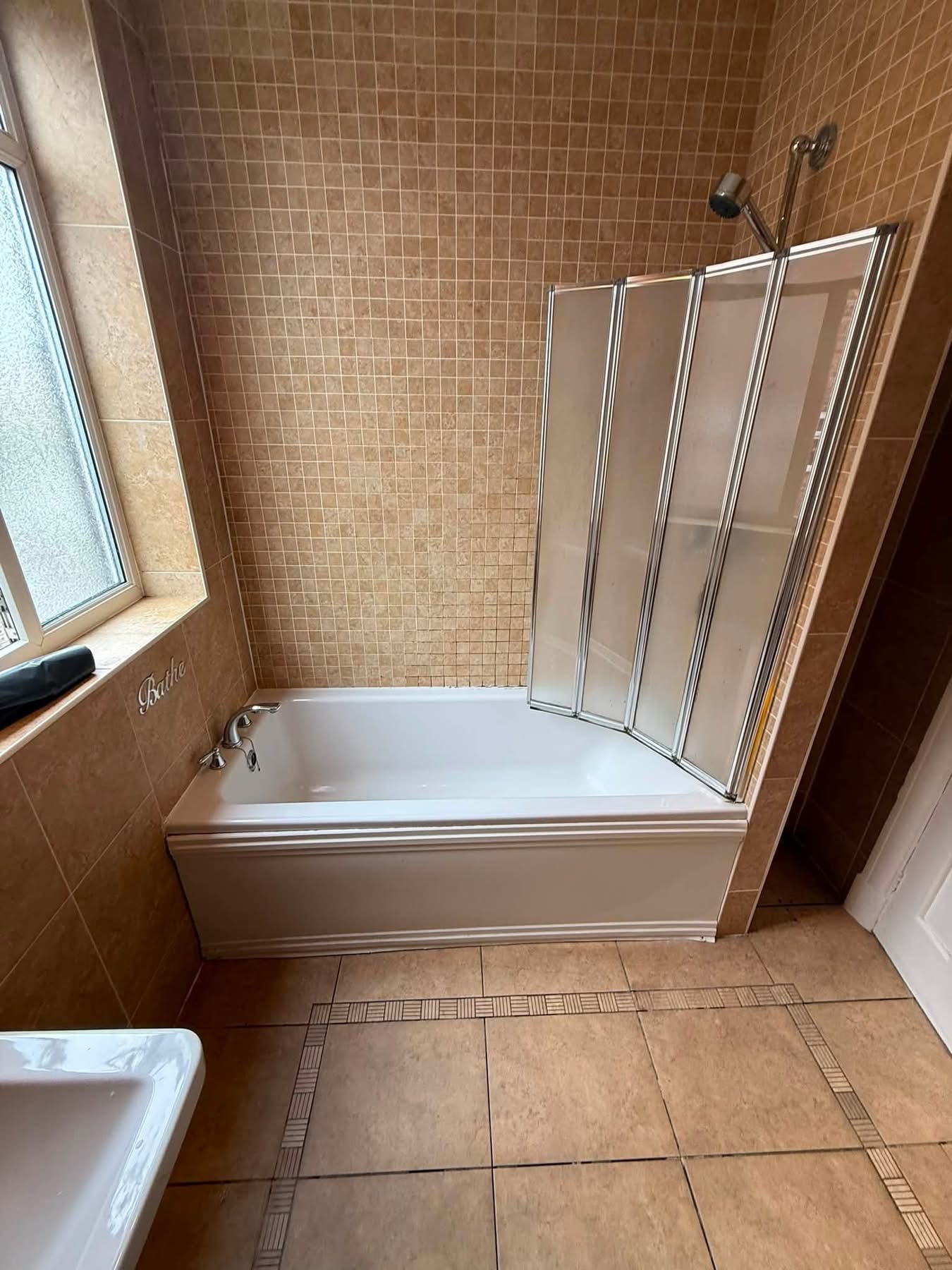 Bathroom prior to later refurbishment