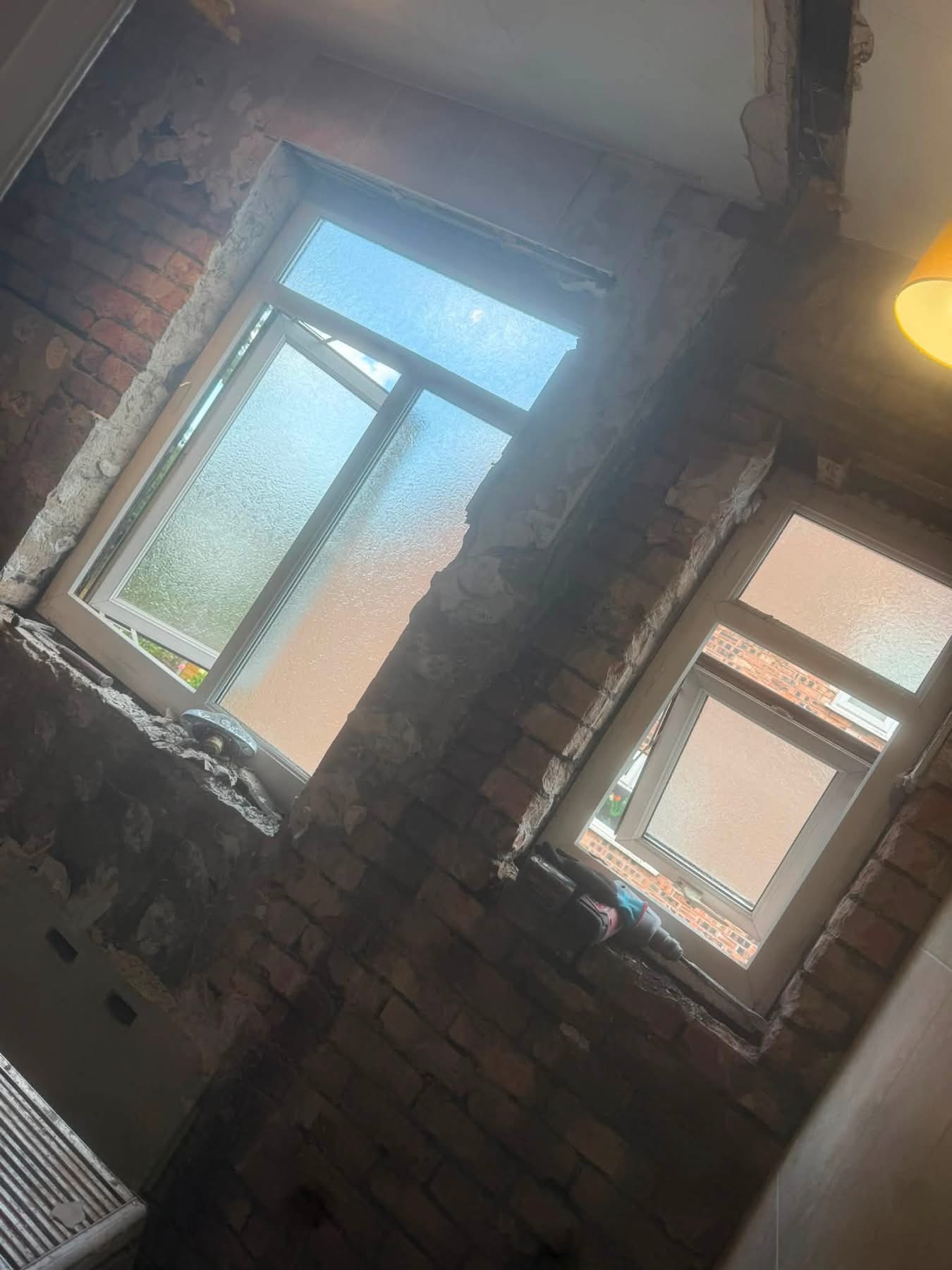 Bathroom during refurbishment